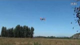 Test flight of cyclogyro in countrysideflv [upl. by Jepum]