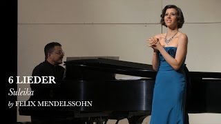 Suleika  Lieder op 57 III  Felix Mendelssohn  Lisette Oropesa [upl. by Yelrahs]