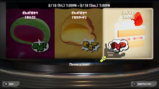 Splatoon 3 Playthrough Part 31 Splatfest  Red Bean Paste vs Custard vs Whipped Cream [upl. by Nnyleuqaj]