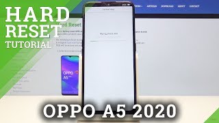 HARD RESET OPPO A5 2020  Wipe Data  Erase Storage [upl. by Brier]