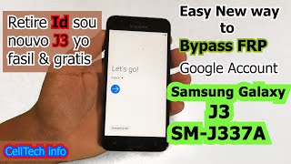 Frp Bypass Galaxy J3 SMJ337a J3 2018  Remove id FRP Bypass google account J3 cuenta [upl. by Akeirahs663]