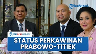 Terungkap Status Perkawinan Prabowo dan Titiek Soeharto di Dokumen KPU Tertulis Pernah [upl. by Elimay]