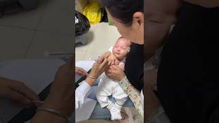 Cute Baby Vaccination shorts 😍cute babyclips cutebaby babyvaccination trendingshorts viralbaby [upl. by Nolat]