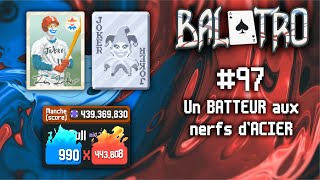 Un batteur au nerfs dAcier  Deck vert mise violette  Balatro Gameplay Unseeded FR  97 [upl. by Pricilla]