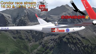 Condor2 live soaring race 1530 UTC  Tchin Tchin  Condor3 announced release after 26th Oct [upl. by Airom]