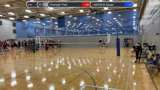 🍁MGVB B Squad vs Champlin Park 20240918 Day 1 Match 2 1st Set Tournament Name  Day 1 Match 2 [upl. by Ahterod]