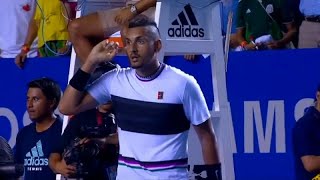 Acapulco quotRüpelquot Kyrgios bezwingt Favorit Nadal [upl. by Damalas]