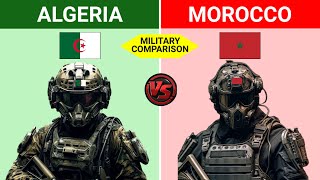 Algeria vs Morocco Military Power Comparison 2024 [upl. by Sirromal]