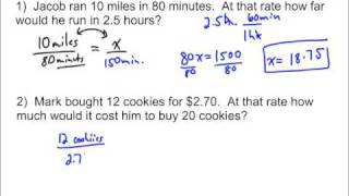 Word Problems Involving Proportions [upl. by Adnicul550]