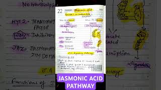 JASMONIC ACID SIGNALLING PATHWAY• FROM ALPHA LINOLENIC ACID• CSIR LIFE SCIENCES csirnet biology [upl. by Aracahs]