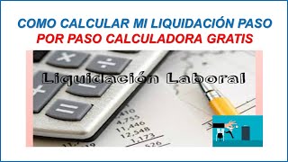 COMO CALCULAR UNA LIQUIDACIÓN 2024 [upl. by Aer622]