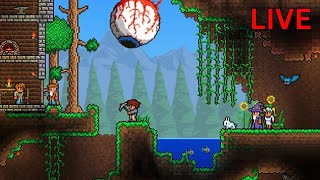 Playing Terraria For The First Time LIVE 🔴 terraria [upl. by Darrin138]