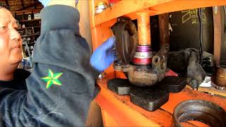 2014 Ford escape front bearing replacement [upl. by Allister]