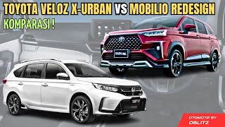 VELOZ XURBAN Toyota VS Honda MOBILIO Redesign 2024 Komparasi ‼ [upl. by Arnon238]