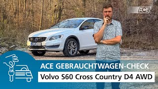 Volvo S60 Cross Country D4 AWD im ACE GebrauchtwagenCheck [upl. by Adnilemre126]