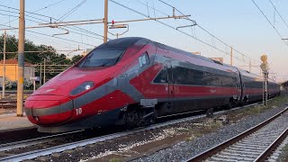 I PRIMI ETR600 FRECCIAROSSA in adriatica [upl. by Wolcott]