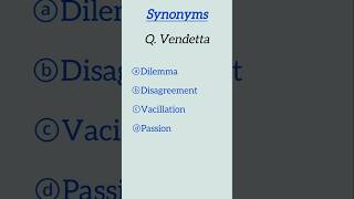 Synonym  Grammer quiz  top q amp ans grammarexercise g [upl. by Chessy]