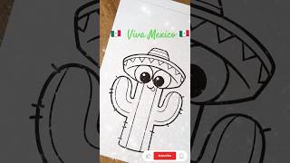 Viva Mexico thanks for watching 169 💚 art drawing coloring trend viralvideo shorts mexico [upl. by Llertrac]