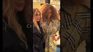 Cher with Tyra Banks at the Burberry reopening in New York Cher [upl. by Beane583]