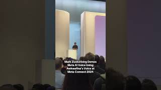 Mark Zuckerberg Demos Meta AI Voice with Awkwafina [upl. by Iy680]