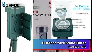 Outdoor Yard Stake Mechanical Timer [upl. by Ev]