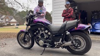 💜 Bought my 1st Muscle Cruiser 1992 Yamaha VMAX for 2500 BEST MOTORCYCLE EVER MADE [upl. by Noraha385]