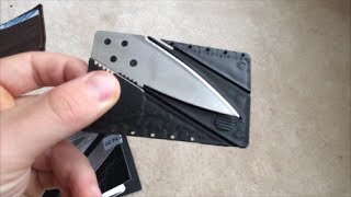 CardSharp Credit Card Knife Review [upl. by Phalan]