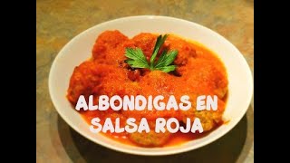 Albondigas en Salsa  Receta muy sencilla y sabrosa [upl. by Mari]