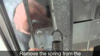 How to change a door spring on a dishwasher Ariston Hotpoint Indesit [upl. by Nitsreik]