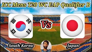 South Korea vs Japan  Match 10  ICC Mens T20 World Cup Sub Regional East AsiaPacific Qualifier [upl. by Khosrow289]