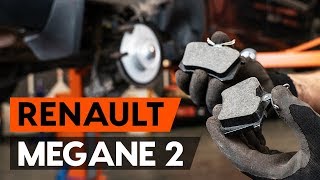 Hoe een remblokken achteraan vervangen op een RENAULT MEGANE 2 LM HANDLEIDING AUTODOC [upl. by Anisamoht]