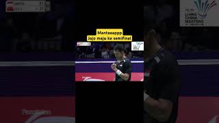 Jonatan christie Vs Lei lan xie badminton bulutangkis chinamaster2024 [upl. by Hinch661]