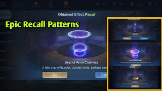 Trick To Draw Epic Recalls  How To Get Epic Recalls For 1 Diamond Mobile Legends Bang Bang [upl. by Clercq212]