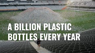 Plastic Free July sees a billion singleuse plastic bottles fill Eden Park [upl. by Pricilla]