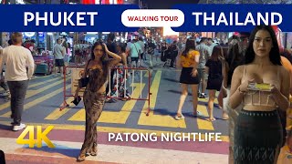 🇹🇭 PHUKET NIGHTLIFE  PATONG THAILAND 2023 Walking tour 4k [upl. by Aruabea]