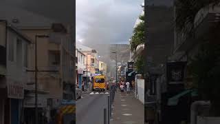 Incendie au centre ville de SaintPaul [upl. by Grindlay]