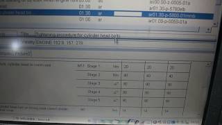 M157 cylinder head bolts torque specs [upl. by Ahsinyt97]