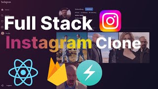 Build and Deploy Your Own Instagram App With React and Firebase  Full Tutorial [upl. by Heddie]