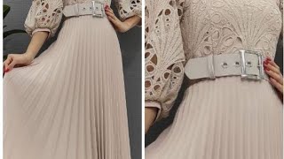 pleated dress ideas [upl. by Jada186]