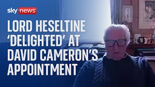 David Cameron has exactly sort of status this country requires says Lord Heseltine [upl. by Atnim]