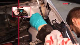 How to Replace Front Shock Absorbers Toyota AygoCitroen C1Peugeot 107 [upl. by Haynes]