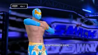 WWE12 PSP Hack Sin Cara entrance [upl. by Lorens710]