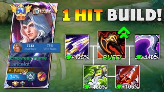 FINALLY LANCELOT FULL DAMAGE META IS BACK 🔥  LANCELOT BEST UPDATED BUILD AND EMBLEM 2023 [upl. by Elstan]