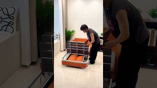 Folding sofa bed the best choice for small apartmentsviralvideo viralshorts youtubeshorts [upl. by Dene]