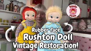 Rushton Star Creation Restoration How to Restore A Vintage Rushton Doll [upl. by Derrej]