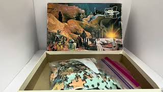 Vintage 1979 Waddingtons Star Wars Kenners Action Figures Jigsaw No 194A  Encounter On Tatooine [upl. by Veta]