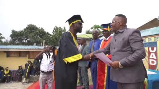 REMISE DE DIPLOME A LUNIVERSITE AFRICAINE DE DEVELOPPEMENT UAD A KINKOLE AVEC LUDEBA [upl. by Adlemy]