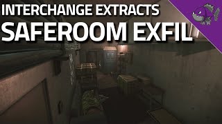 Saferoom Exfil  Interchange Extract Guide  Escape From Tarkov [upl. by Niamor]