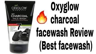 Oxyglow charcoal facewash 7 in 1 Review in hindi best facewash for clean and Glowing skin [upl. by Nico]