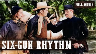 SIXGUN RHYTHM  Tex Fletcher  Full Western Movie  English  Free Wild West Movie [upl. by Aldred]